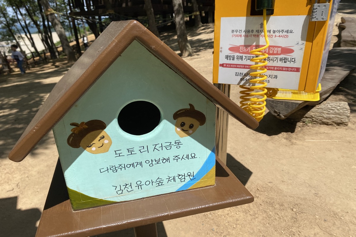 김천 유아숲체험원 도토리저금통
